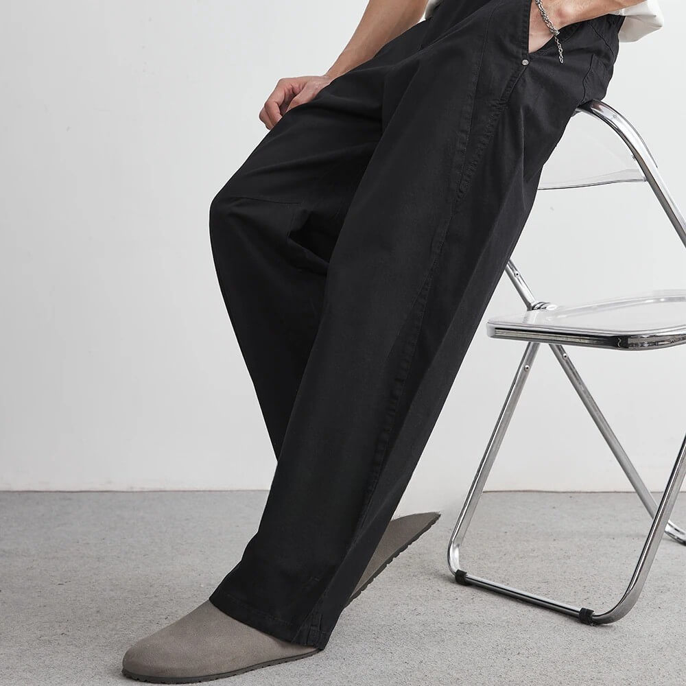 100% Cotton Men’s Loose Straight Overalls