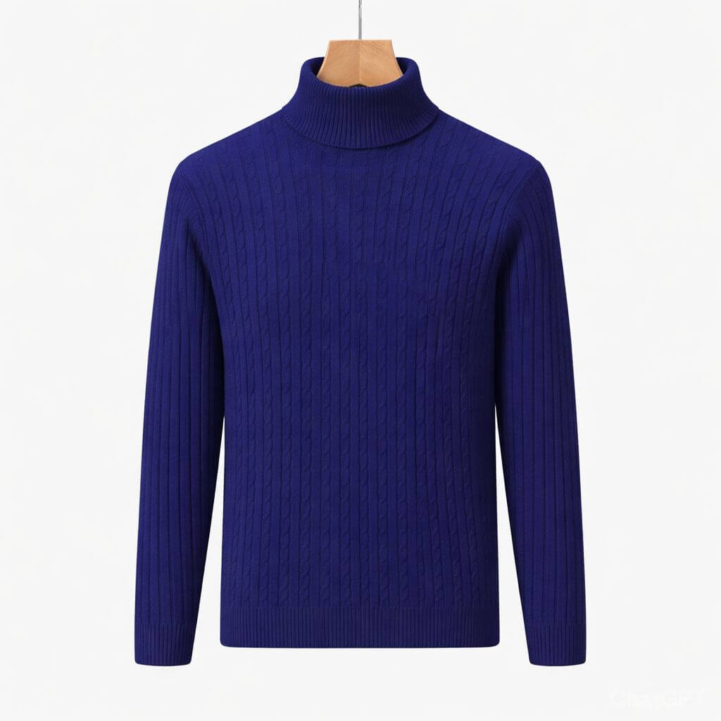 Men’s Premium Turtleneck Sweater