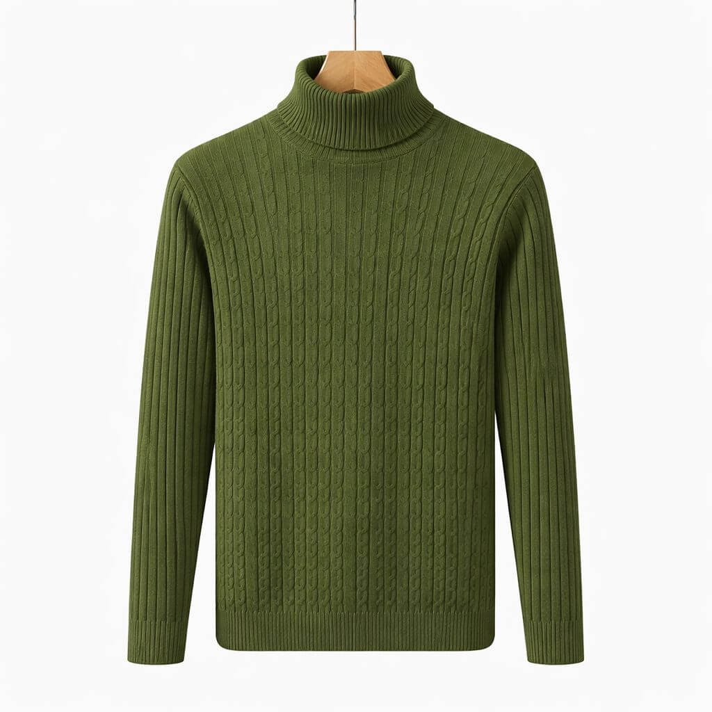 Men’s Premium Turtleneck Sweater
