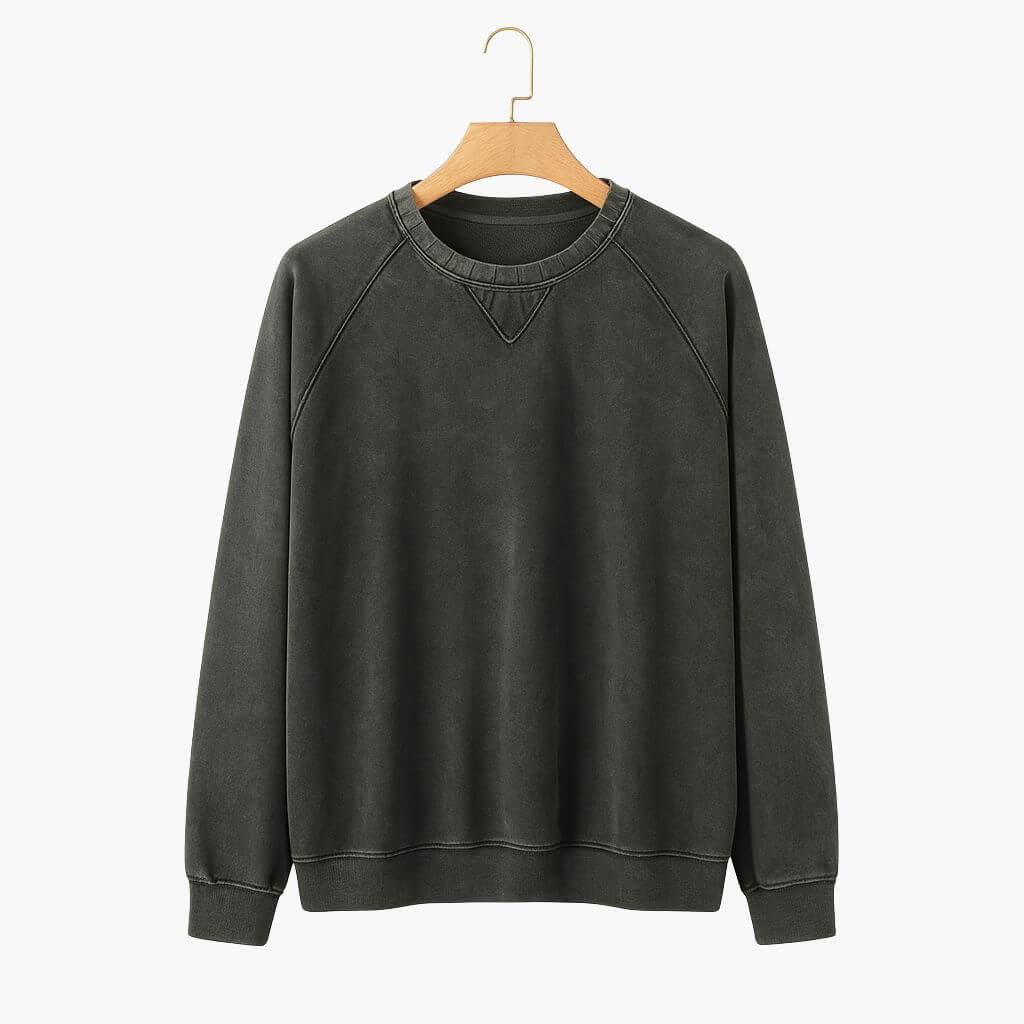 Vintage Minimalist Crew Neck Sweatshirt