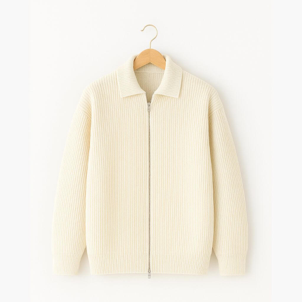 Men’s Full Zip Cardigan Sweater