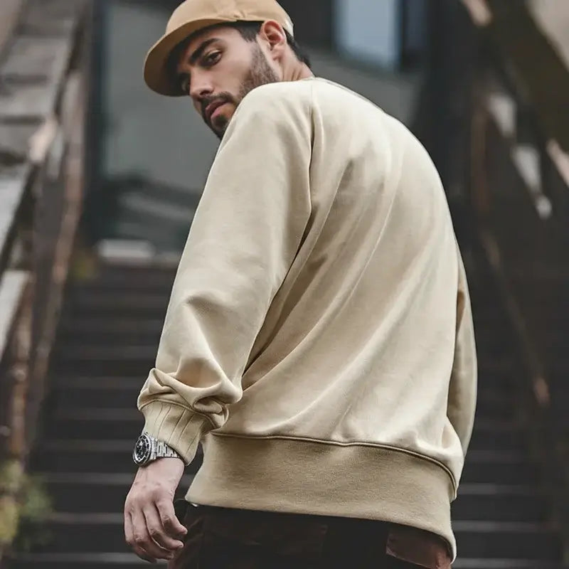 Vintage Minimalist Crew Neck Sweatshirt