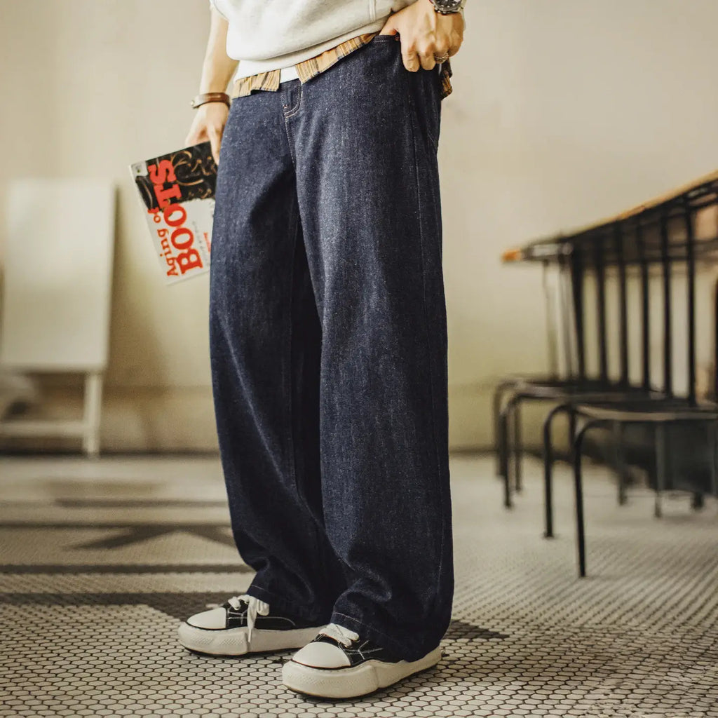 Vintage Straight-Leg Denim
