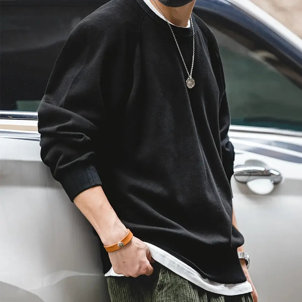 Vintage Minimalist Crew Neck Sweatshirt