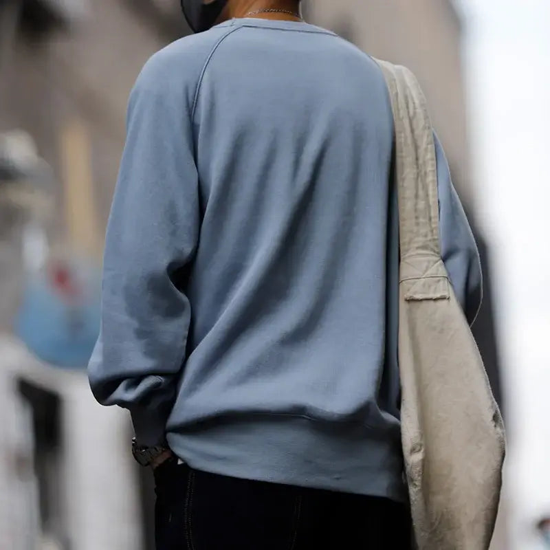 Vintage Minimalist Crew Neck Sweatshirt