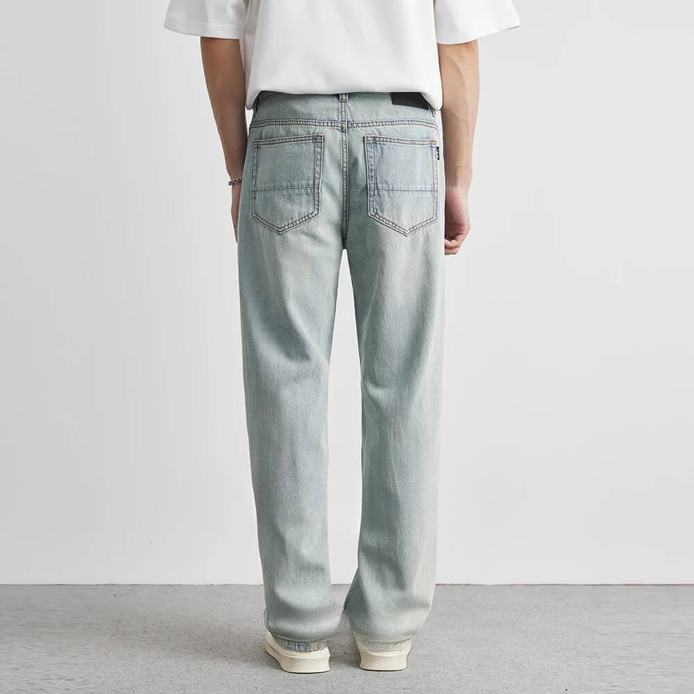 Lyocell Straight Jeans