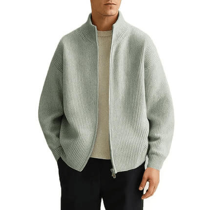 Men’s Full Zip Cardigan Sweater