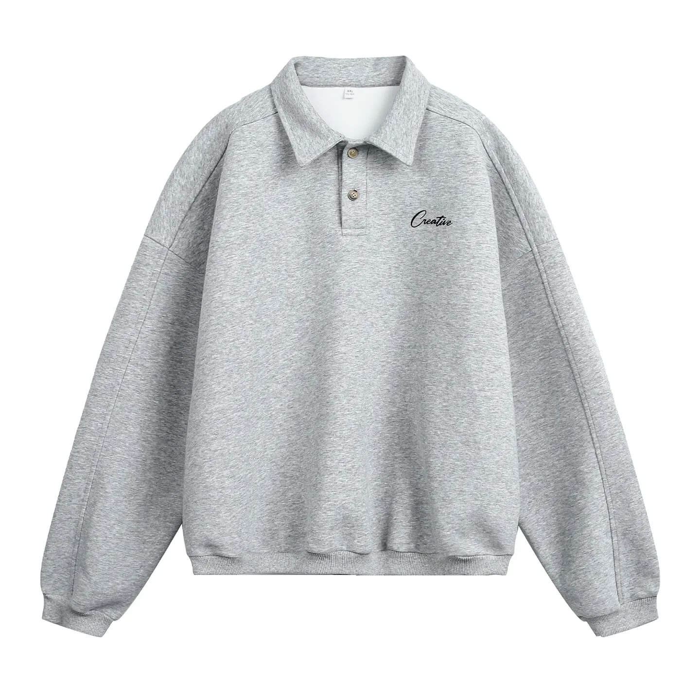 Men’s Casual Polo Sweatshirt