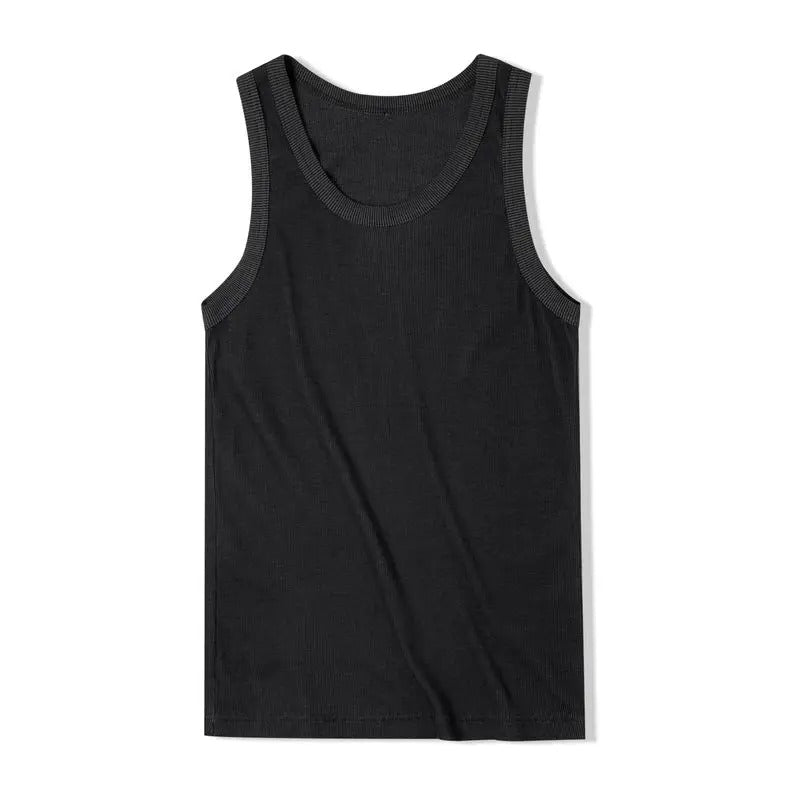 Maden Men’s Sleeveless Ribbed Tank