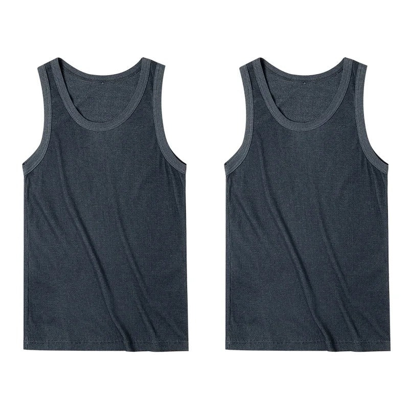 Maden Men’s Sleeveless Ribbed Tank