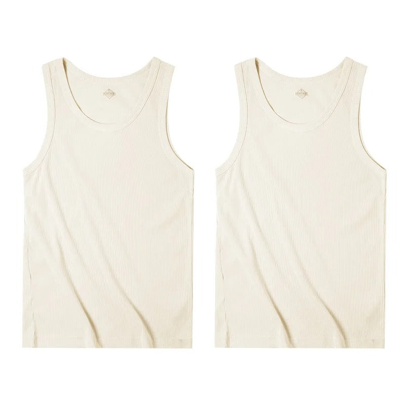 Maden Men’s Sleeveless Ribbed Tank