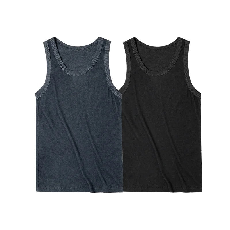 Maden Men’s Sleeveless Ribbed Tank