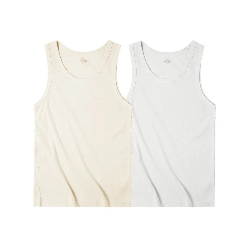 Maden Men’s Sleeveless Ribbed Tank