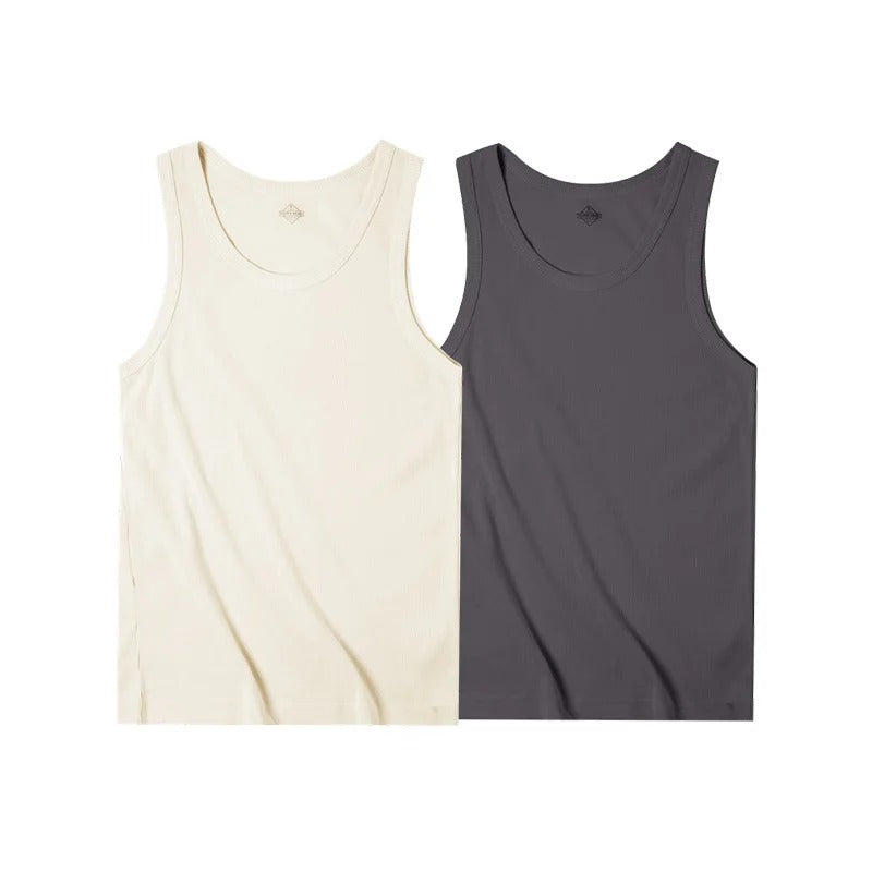 Maden Men’s Sleeveless Ribbed Tank