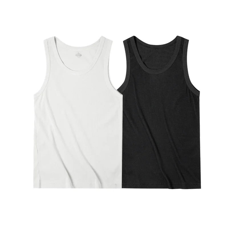 Maden Men’s Sleeveless Ribbed Tank