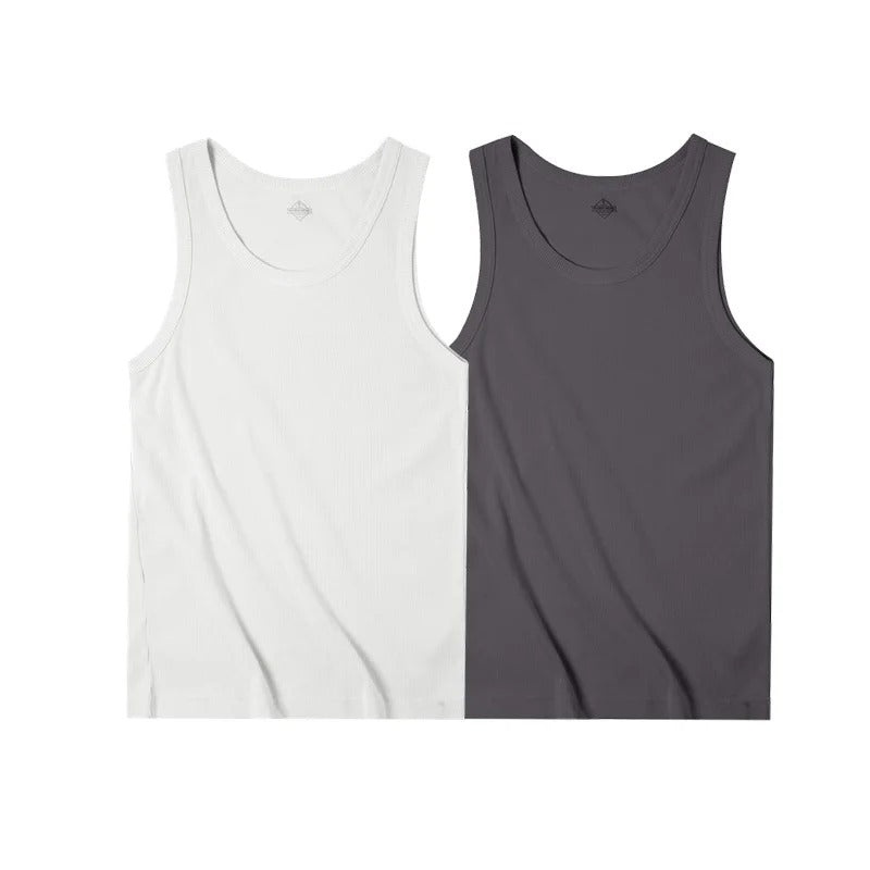 Maden Men’s Sleeveless Ribbed Tank