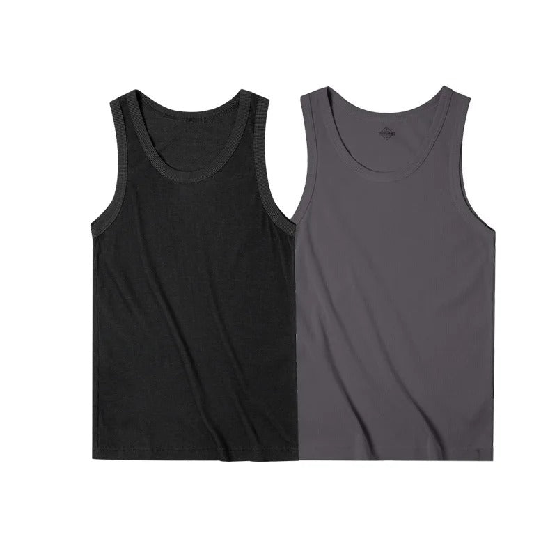 Maden Men’s Sleeveless Ribbed Tank