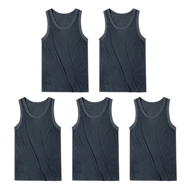 Maden Men’s Sleeveless Ribbed Tank