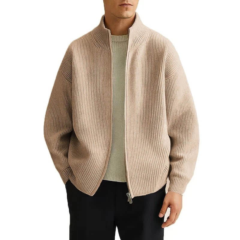 Men’s Full Zip Cardigan Sweater