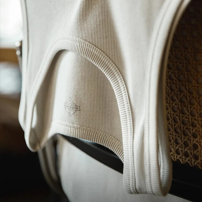 Maden Men’s Sleeveless Ribbed Tank