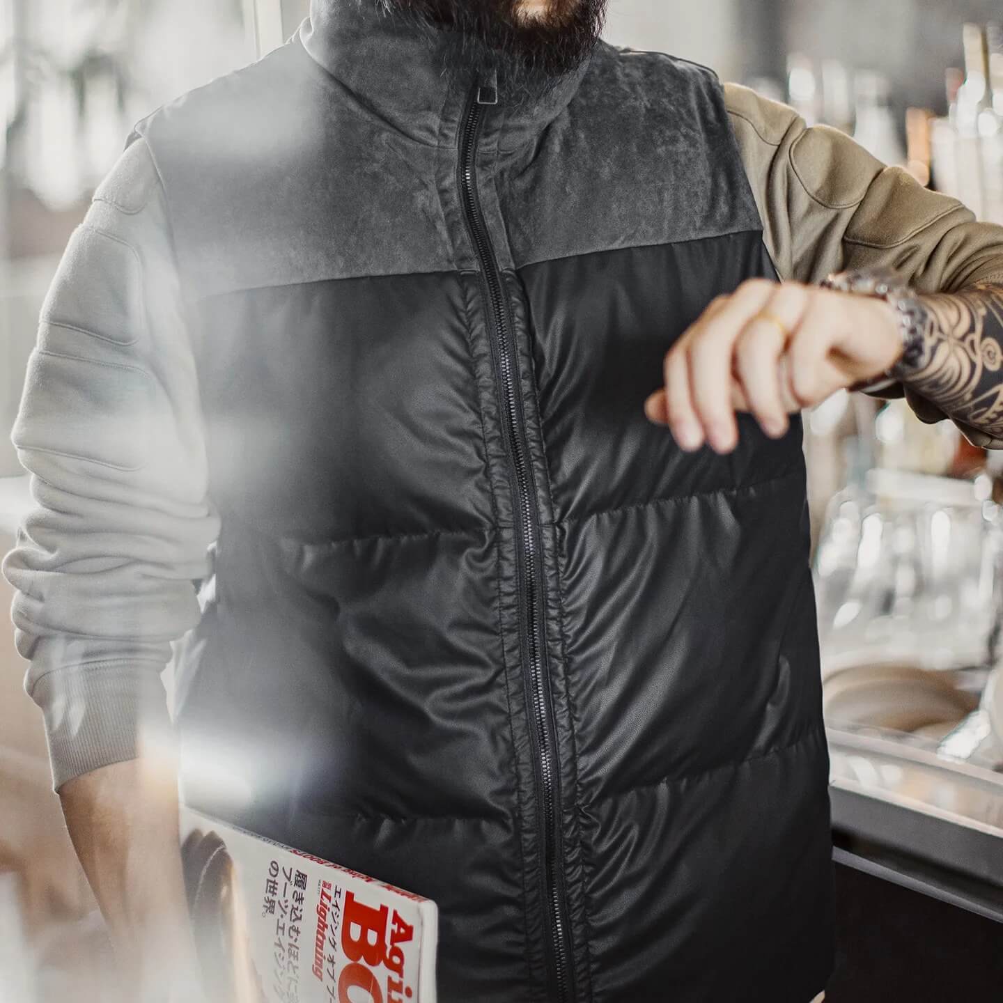 Maden Men's Outdoor Padded Vest