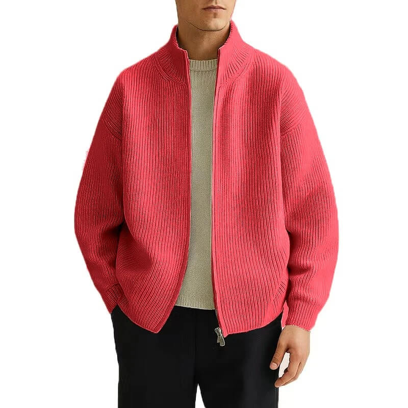 Men’s Full Zip Cardigan Sweater