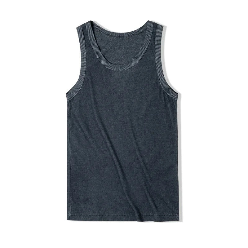 Maden Men’s Sleeveless Ribbed Tank