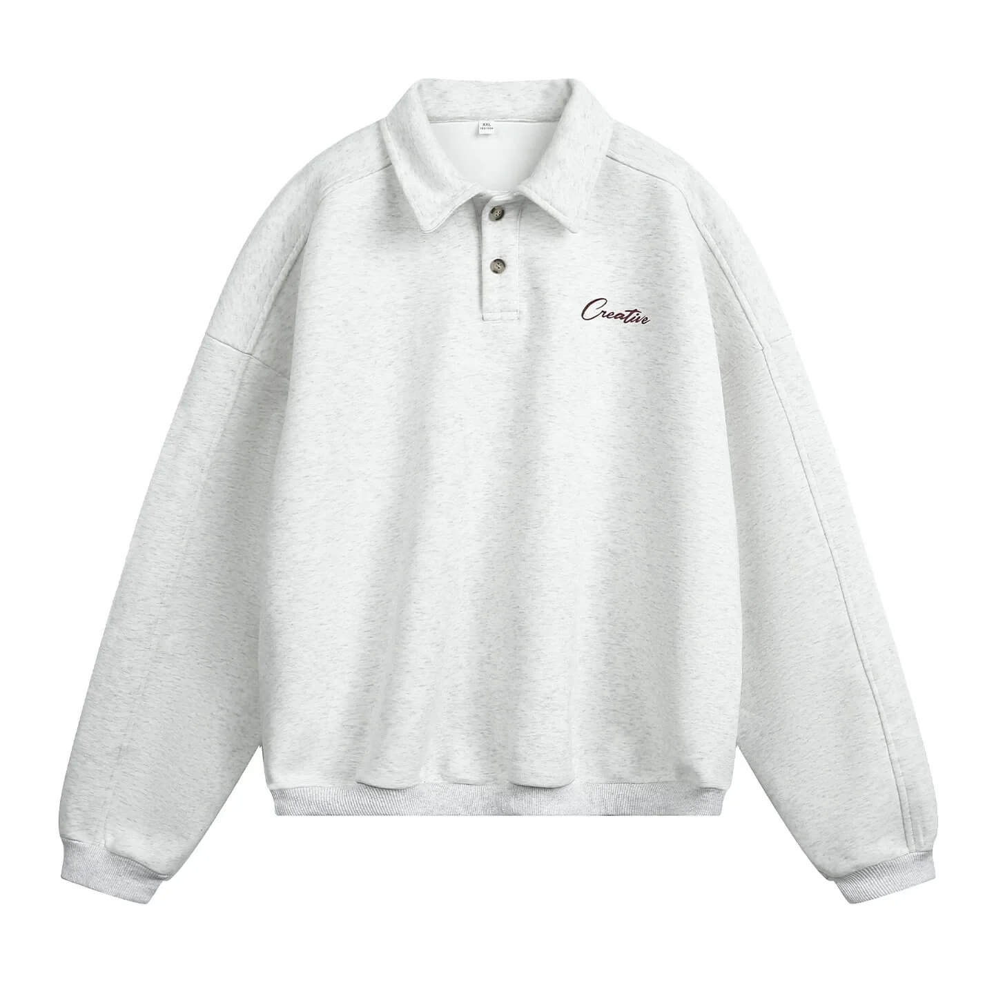 Men’s Casual Polo Sweatshirt