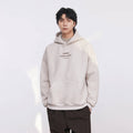 Men's Heavyweight Letter Hooded Sweatshirt